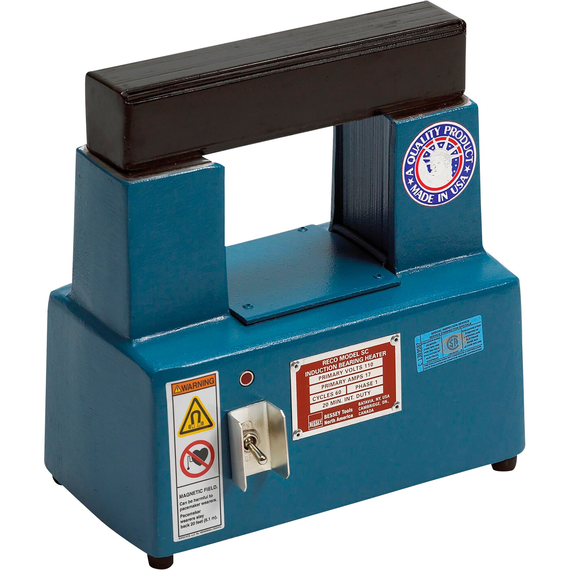 Bessey Tools Induction Bearing Heater — 120 Volt/17 Amp, Model# SC 110V